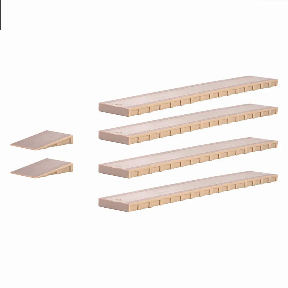 Quai de service à bagages, six parties - Vollmer 43558 - HO 1/87