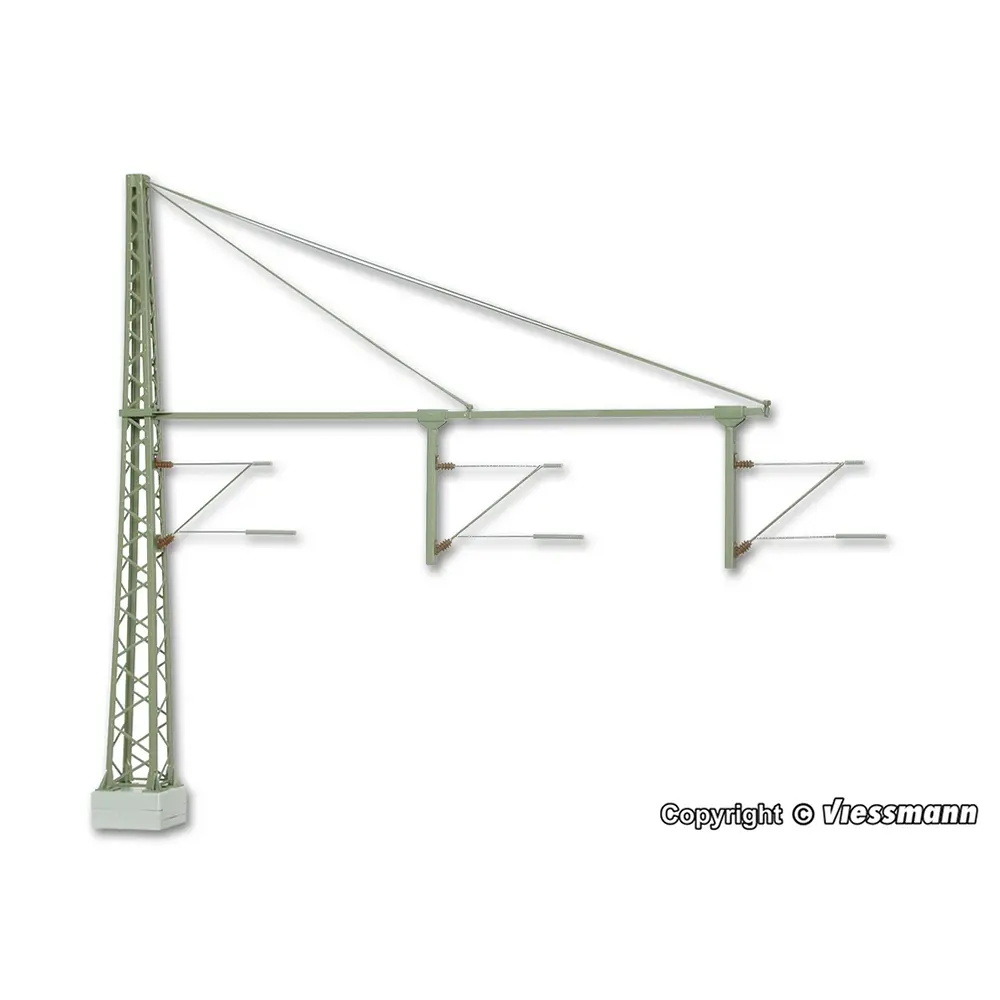 Mat de ligne triple pour caténaires - Viessmann 4161 - HO 1/87 