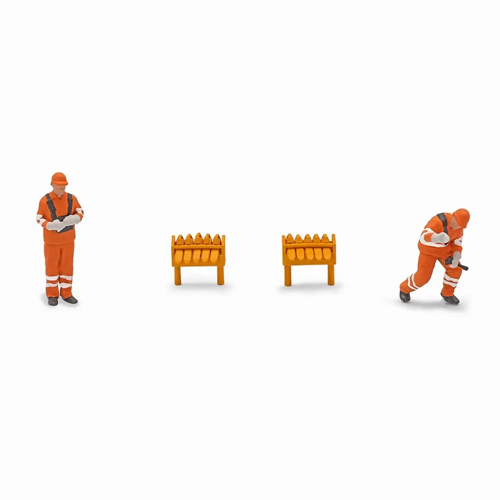 2 agents de triage - Busch 79921 - HO 1/87