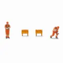 2 agents de triage - Busch 79921 - HO 1/87