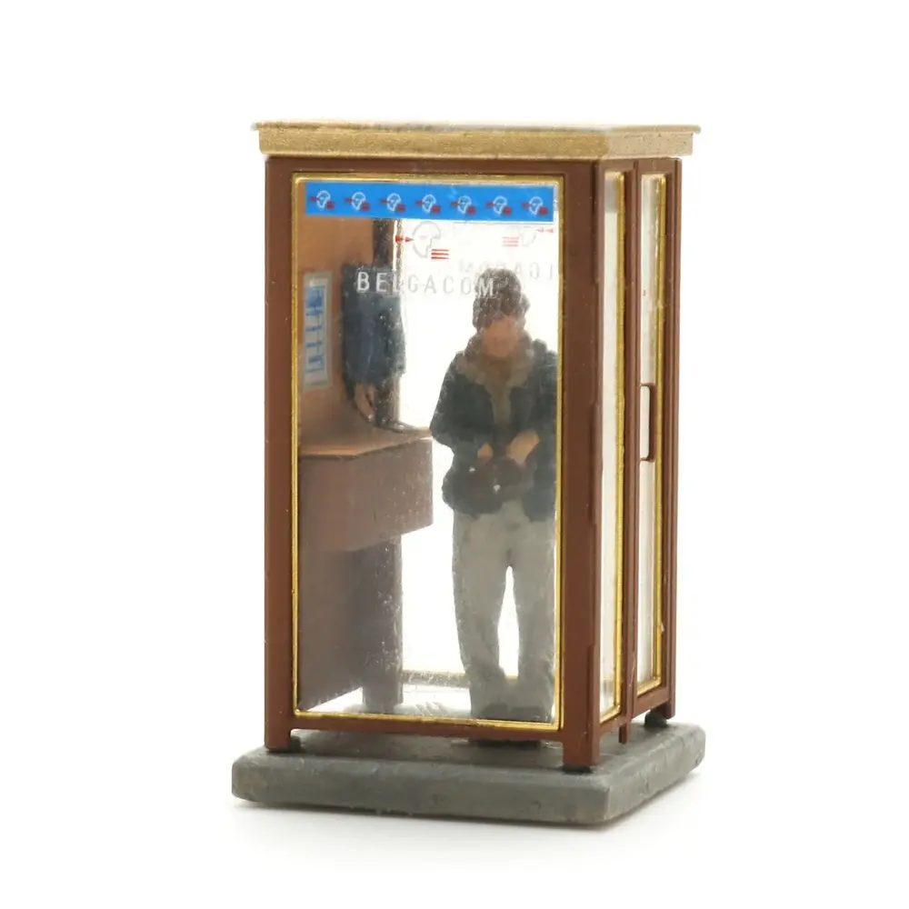 Cabine téléphonique belge - Artitec 387.652 - HO 1/87