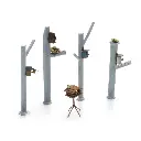Nichoirs à oiseaux et supports - Artitec 387.653 - HO 1/87