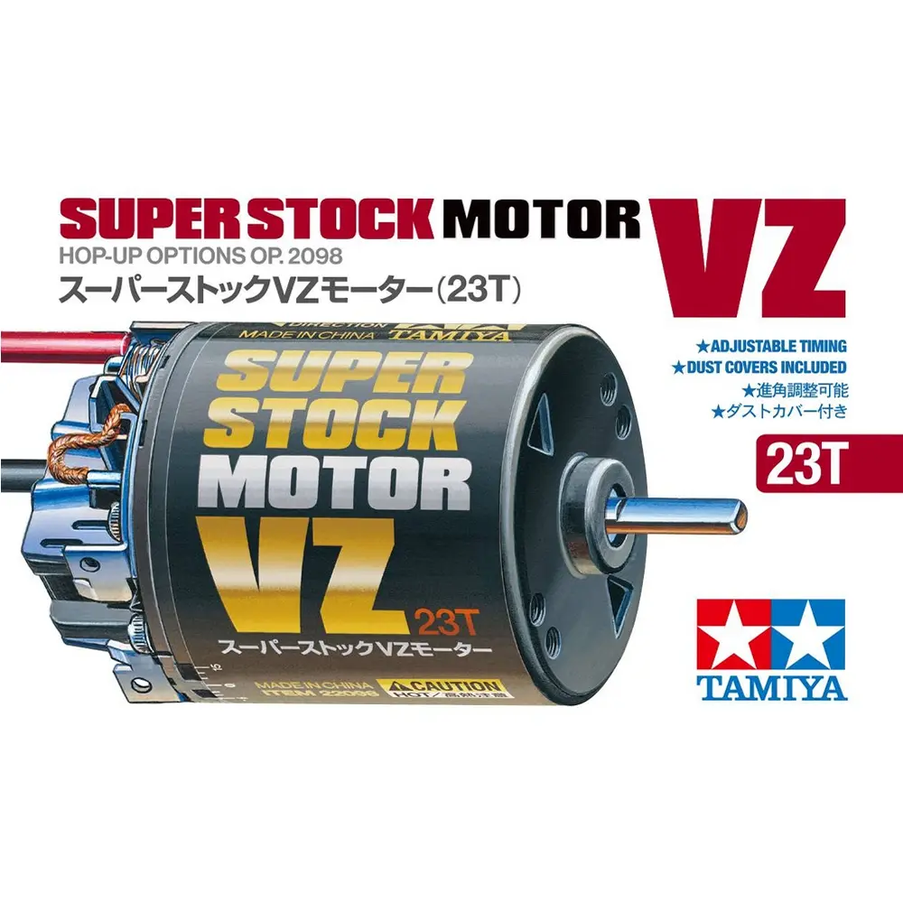 Moteur de voiture électrique à charbon super stock VZ 23T - Tamiya 22098