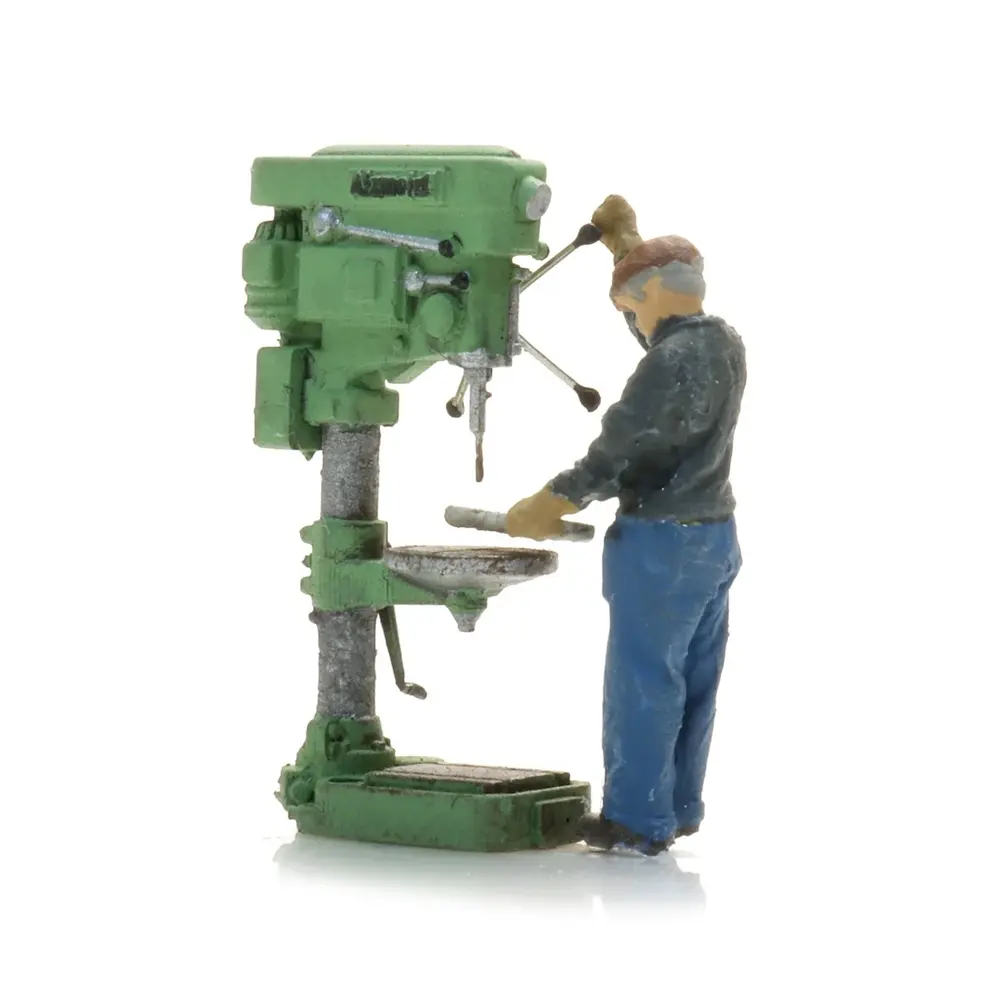 Perceuse à Colonne + Figurine - Artitec 387.661 - HO 1/87