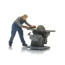 Bricoleur et scie sur table - Artitec 387.663 - HO 1/87