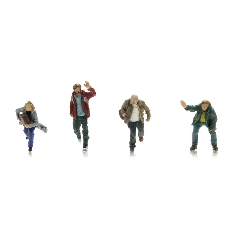 4 voyageurs pressés - Artitec 5870119 - HO 1/87