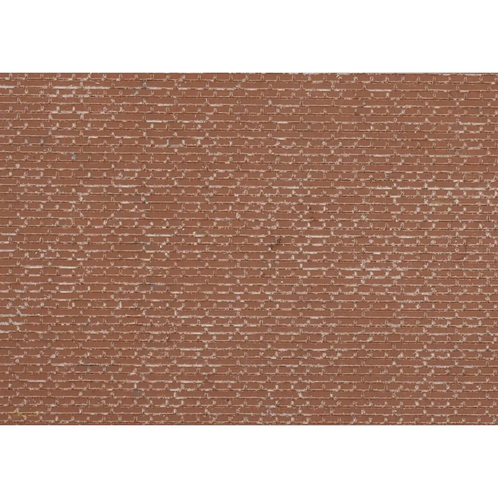 Mur en briques rouges - Artitec 10.452 - HO 1/87