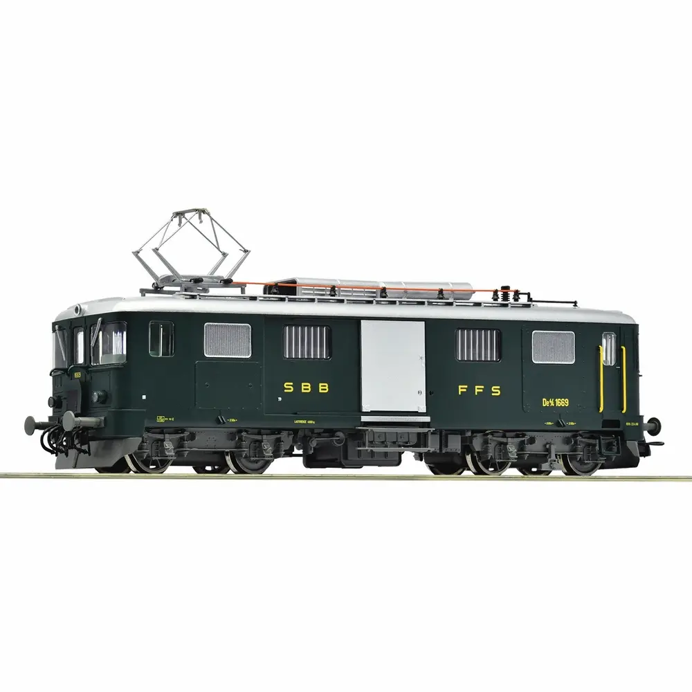 Autorail électrique à bagages De 4/4 1669, CFF - Roco 7710014 - HO 1/87 - SBB - Ep IV - Digital sound - 2R