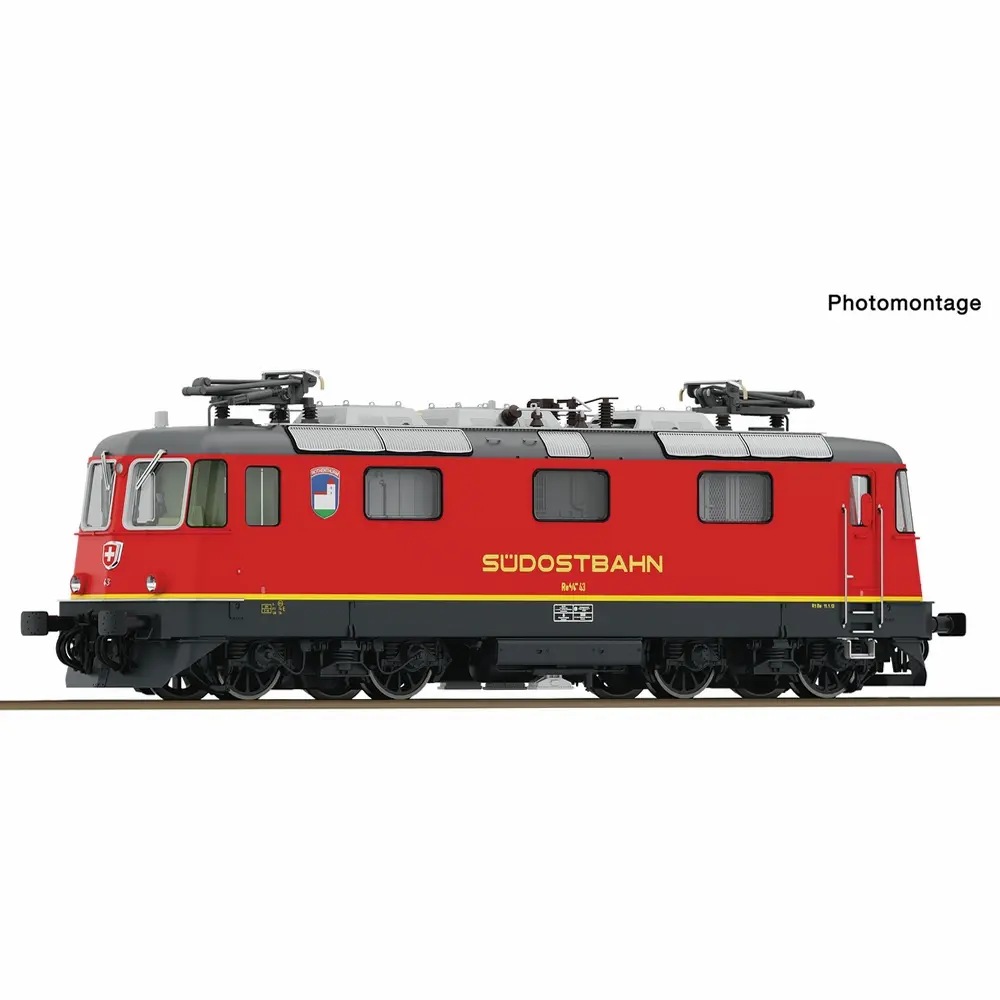 Locomotive électrique Re 4/4 III 43 - Roco 7500170 - HO 1/87 - SOB - Ep IV-V - Analogique - 2R