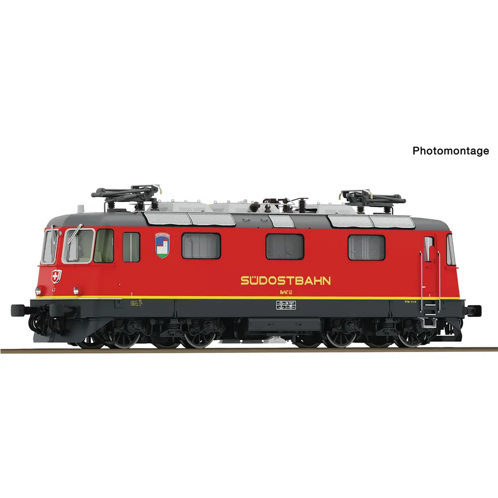 Locomotive électrique Re 4/4 III 43 - Roco 7510170 - HO 1/87 - SOB - Ep IV-V - Digital sound - 2R