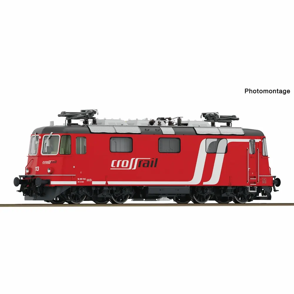 Locomotive électrique Re 436 113-5, Crossrail - Roco 7500173 - HO 1/87 - Privée - Ep V-VI - Analogique - 2R