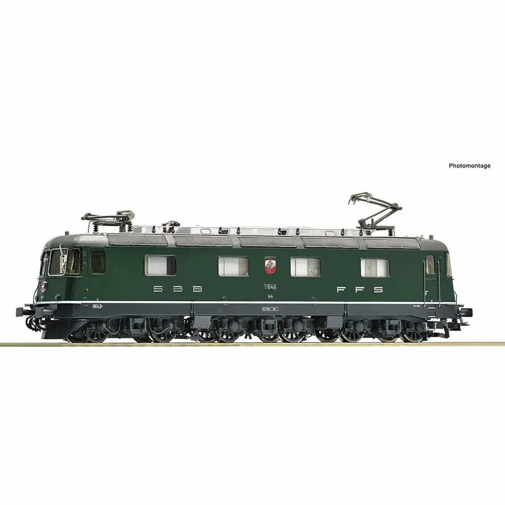 Locomotive électrique Re 620 (6/6) 11646, CFF Cargo - Roco 7500160 - HO 1/87 - SBB - Ep V-VI - Analogique - 2R