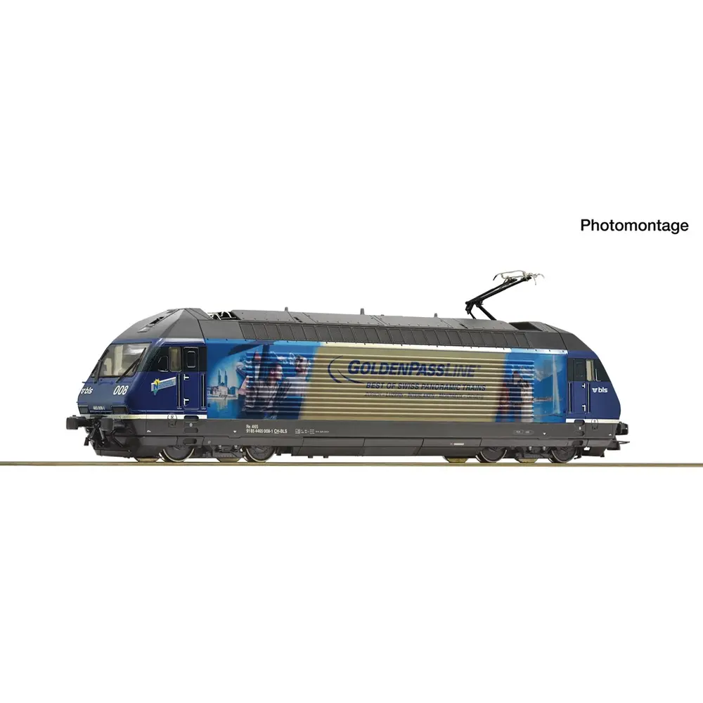 Locomotive électrique Re 465 008-1 - Roco 7500172 - HO 1/87 - BLS - Ep V-VI - Analogique - 2R