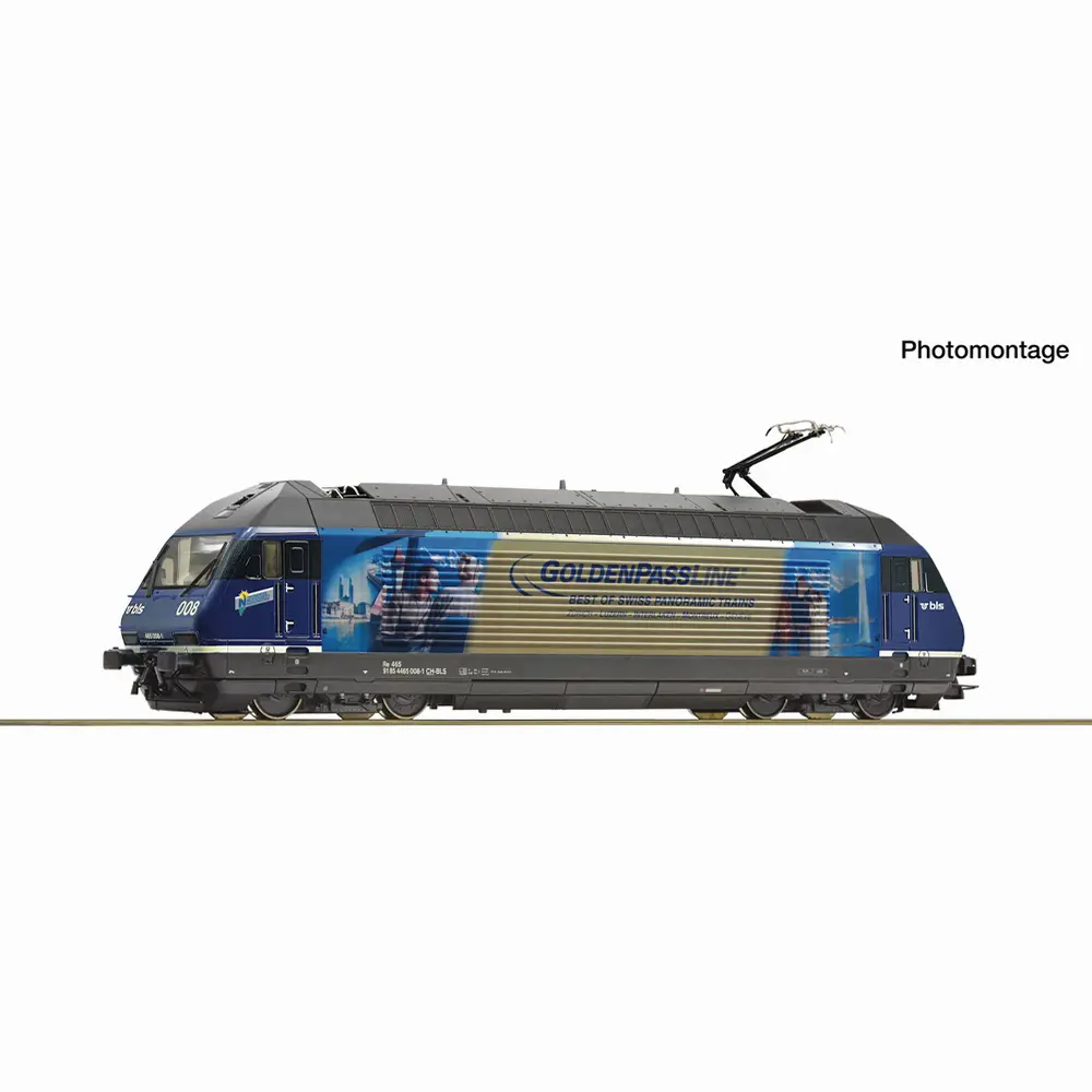 Locomotive électrique Re 465 008-1 - Roco 7510172 - HO 1/87 - BLS - Ep V-VI - Digital sound - 2R