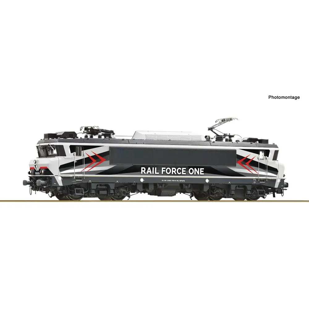 Locomotive électrique 1750 Rail Force One - Roco 7510165 - HO 1/87 - Privée - Ep VI - Digital sound - 2R