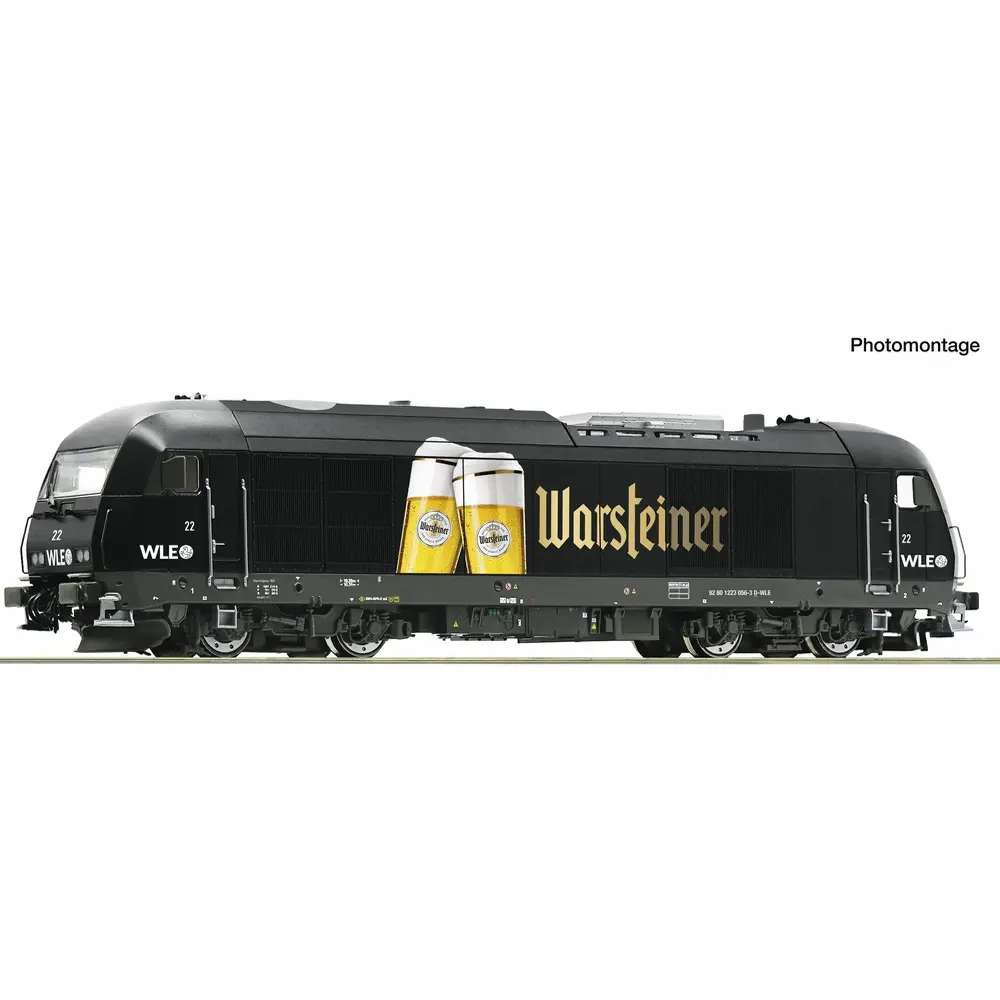Locomotive diesel 22 « Warsteiner » WLE - Roco 7310104 - HO 1/87 - EINSTELLER - Ep VI - Digital sound - 2R