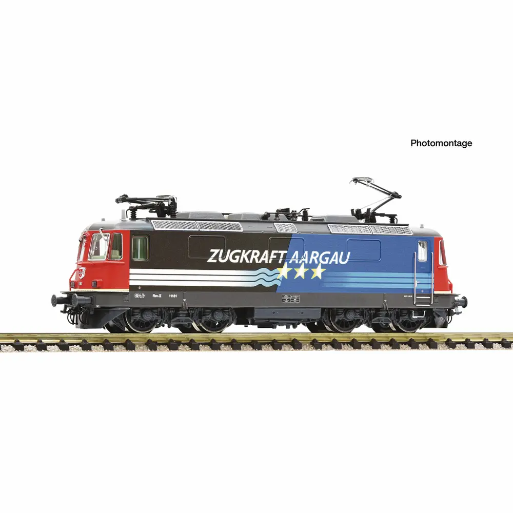 Locomotive électrique Re 420 (4/4 II) 11181 « Zugkraft Aargau » - Fleischmann 7570077 - N 1/160 - SBB - Ep IV - Digital sound - 2R