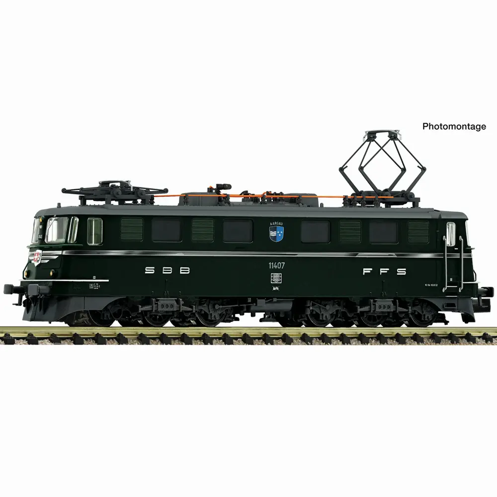 Locomotive électrique Ae 6/6 11407 CFF - Fleischmann 7560037 - N 1/160 - SBB - Ep V - Analogique - 2R