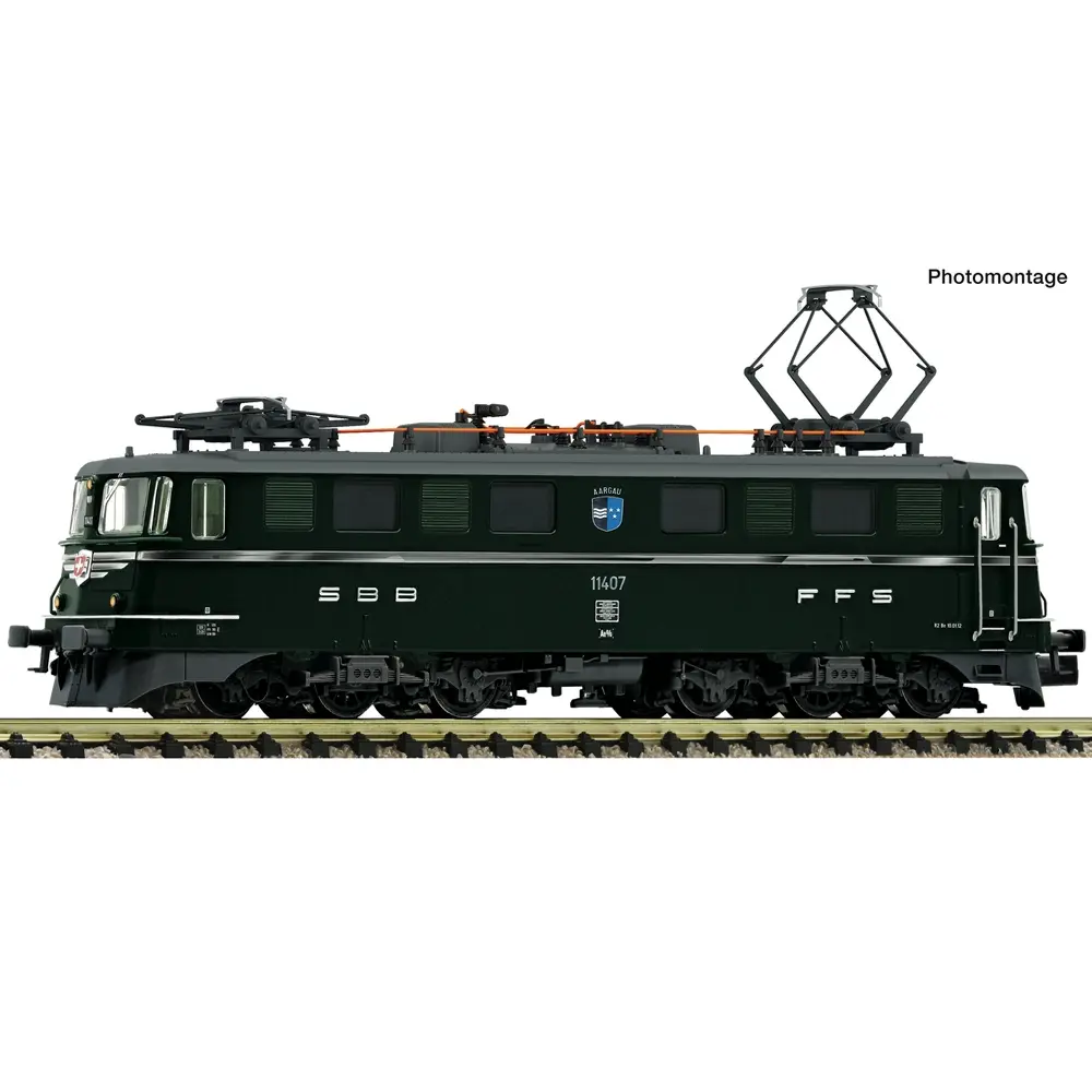 Locomotive électrique Ae 6/6 11407 - Fleischmann 7570037 - N 1/160 - SBB - Ep V - Digital sound - 2R