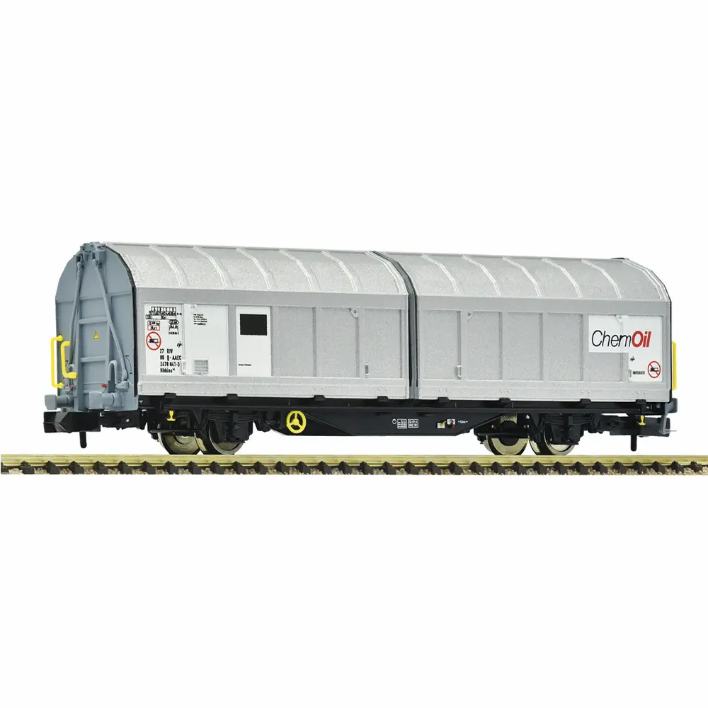 Wagon à parois coulissantes Hbbins « Chemoil » - Fleischmann 6660137 - N 1/160 - AAE Cargo - Ep VI - 2R 