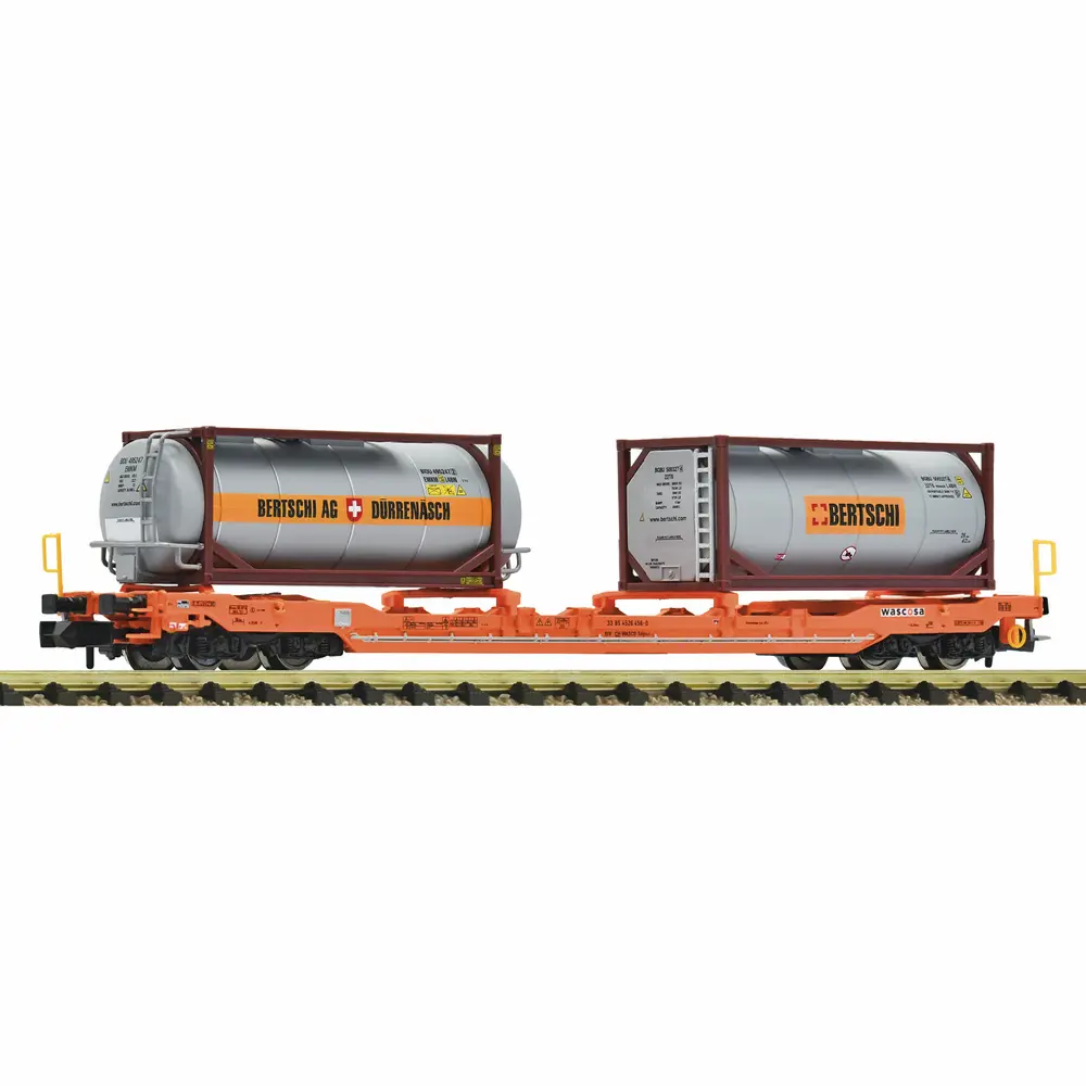 Wagon citerne Sdgnss T5 Wascosa - Fleischmann 6660136 - N 1/160 - Privée - Ep VI - 2R