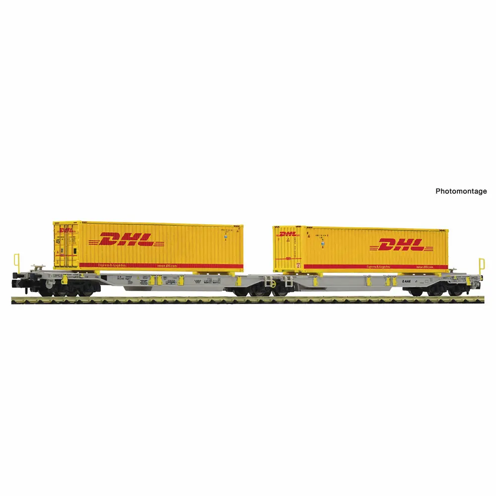 Wagon articulé à double poche T2000 - Fleischmann 6660069 - N 1/160 - AAE - Ep VI - 2R