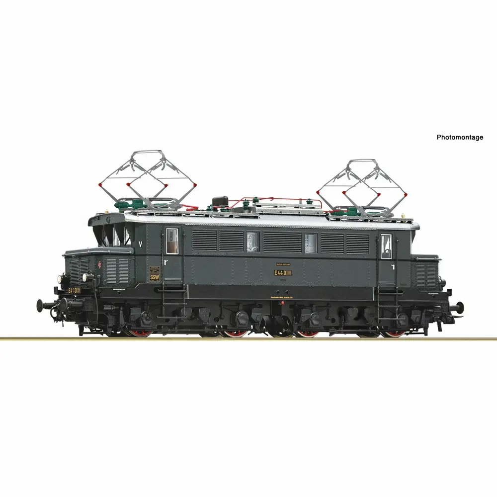 Locomotive électrique E 44 015 DRB - Roco 7510198 - HO 1/87 - Privée - Ep II - Digital sound - 2R