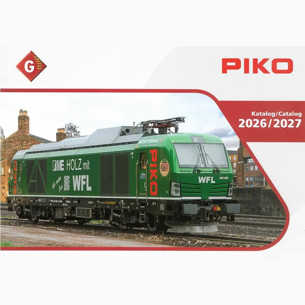 Catalogue Piko 2026/2027 Anglais/Allemand - Piko P99706D - G 1/22,5