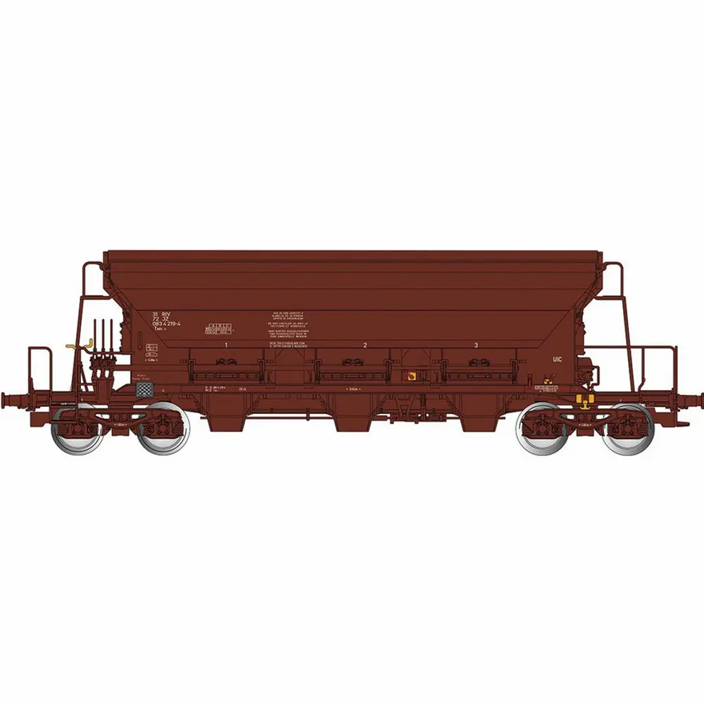 Wagon trémie Tads-z - Albert Modell 083003 - HO 1/87 - JZ - Ep IV - 2R