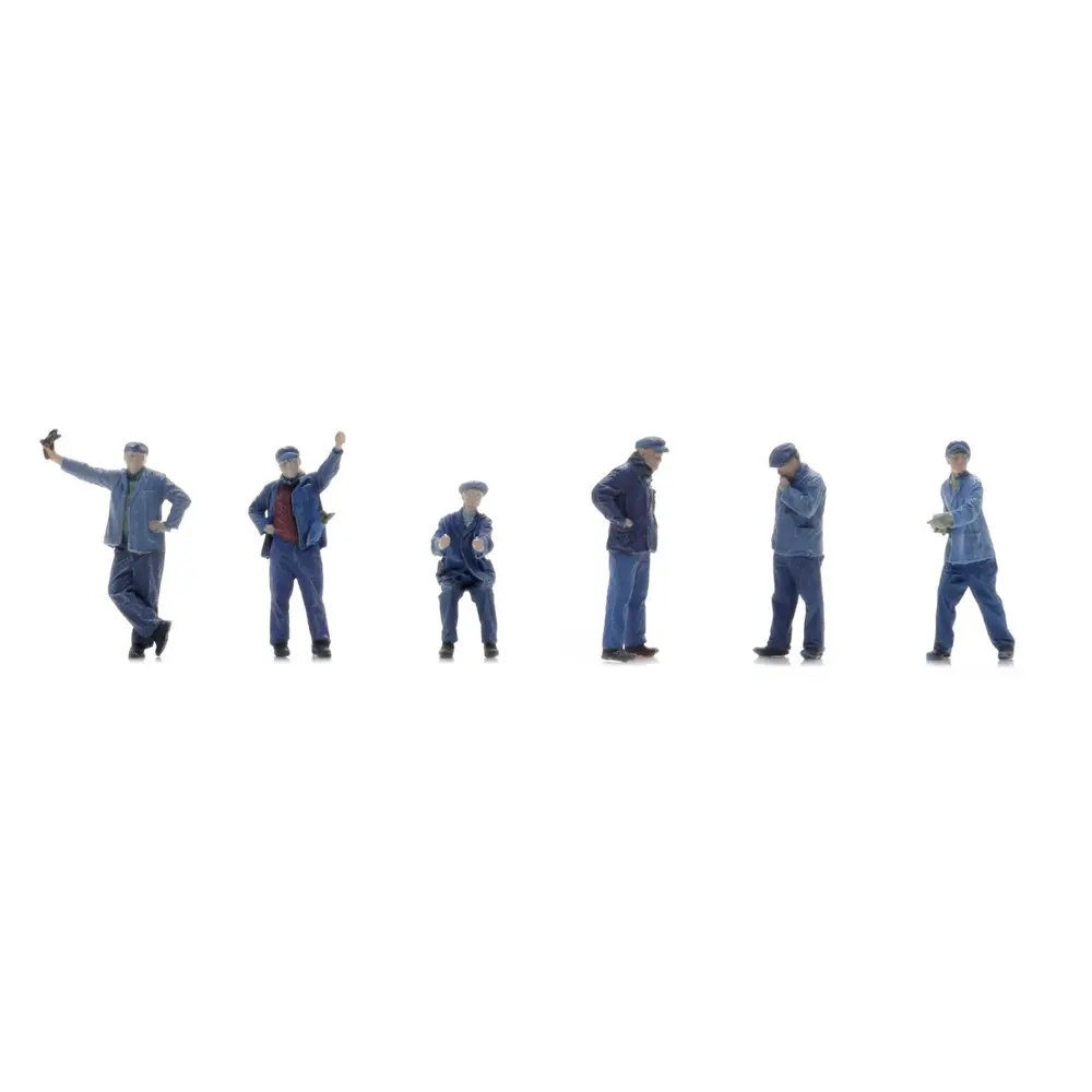 Prise de charbon et d'eau SNCF - 6 personnages - ARTITEC 5160049 - N 1/160