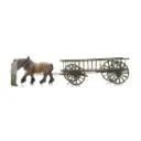 Chariot à foin (vide) avec figurine - ARTITEC 322.048 - Z 1/220