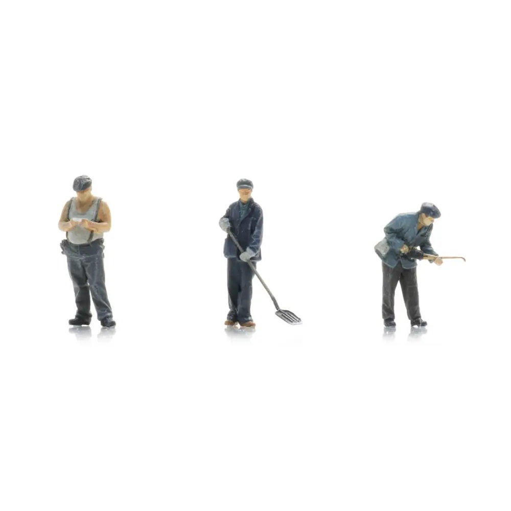 Dépôt personnel de la DB Putz - 3 personnages - ARTITEC 5220020 - Z 1/220