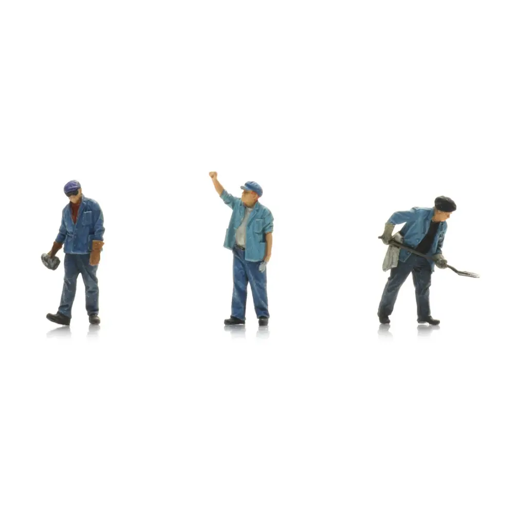 Personnel du dépôt - 3 personnages - ARTITEC 5220021 - Z 1/220
