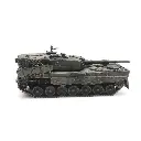 Leopard 2A4 Flecktarnung sur wagon  - ARTITEC 6870186 - HO 1/87