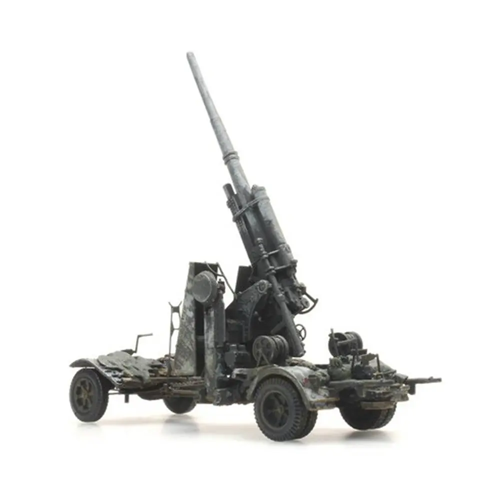 Canon antiaérien 88 mm Flak 18 en livrée hivernale - Artitec 6870072 - 1/87 HO