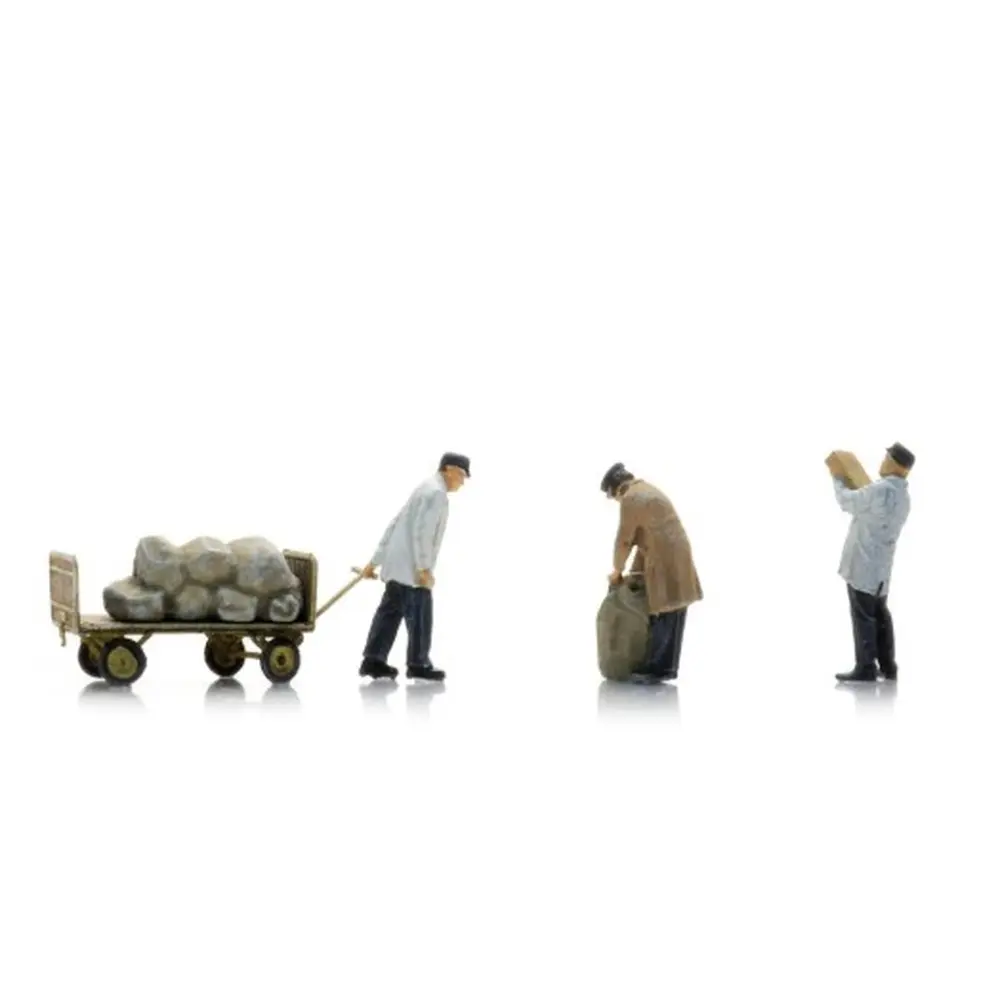 Personnel avec fourgons postaux - Artitec 5160005 - 1/160 N
