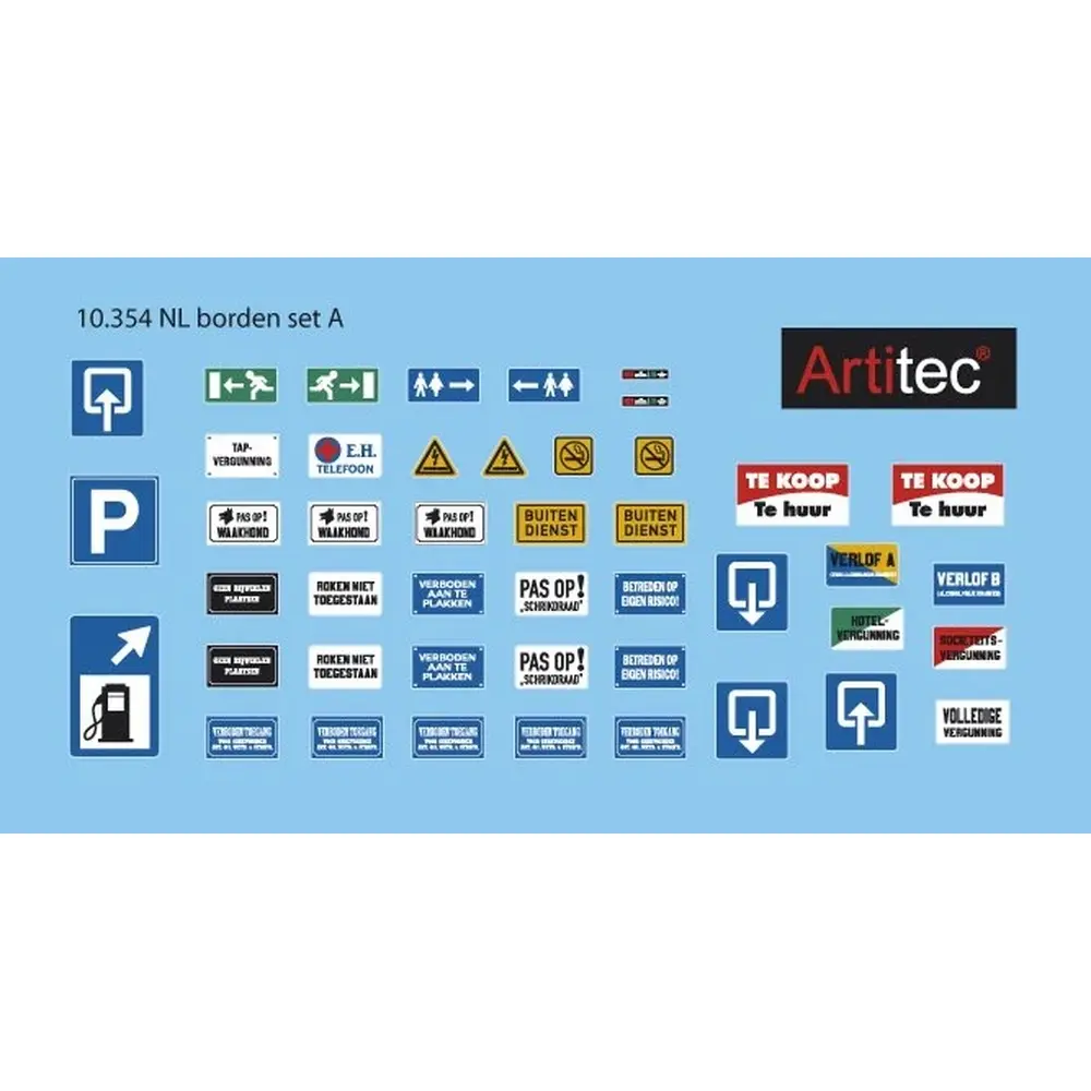 Panneaux néerlandais en kit - Artitec 10.354 - HO 1/87
