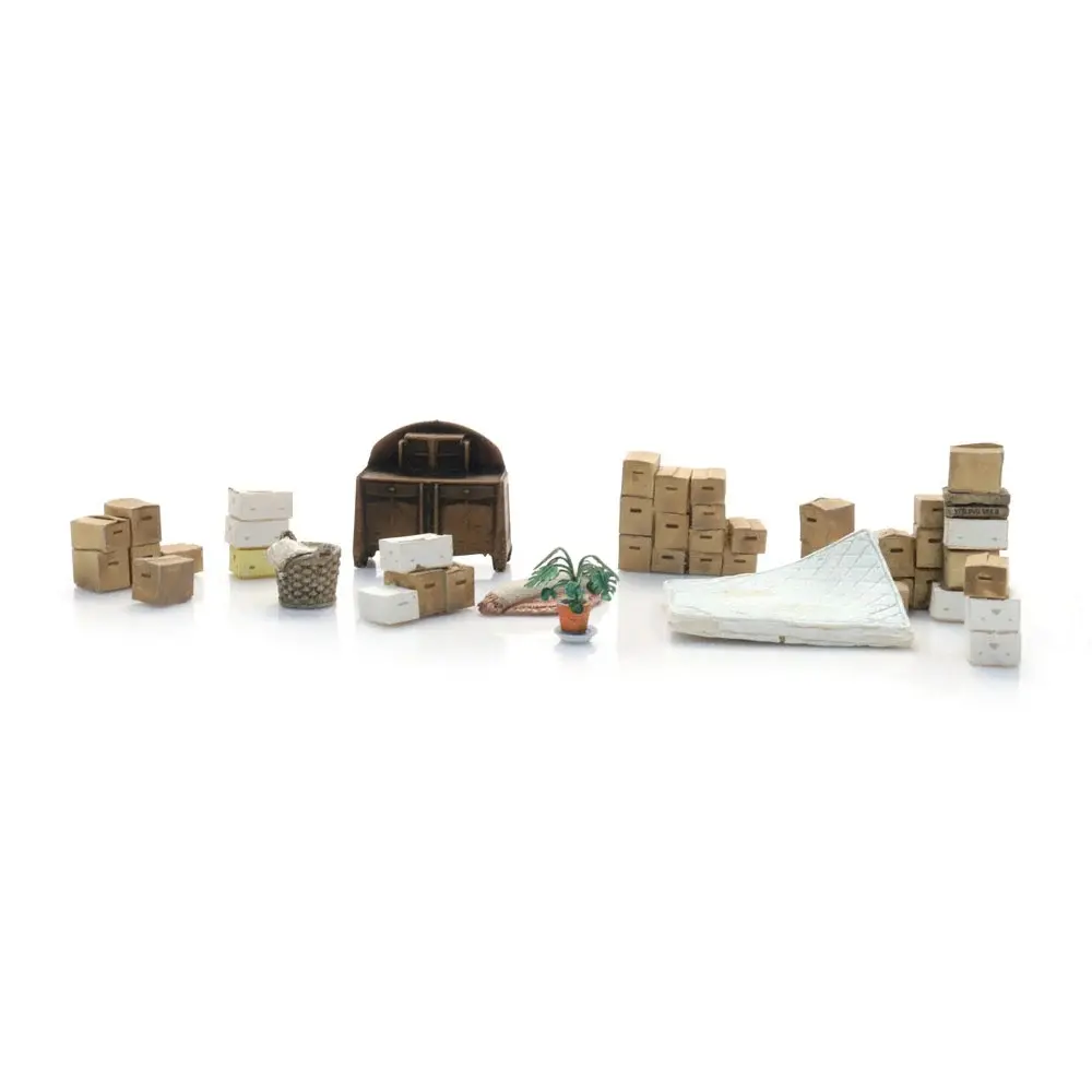 Cartons de déménagement et effets personnels - Artitec 387.630 - HO 1/87