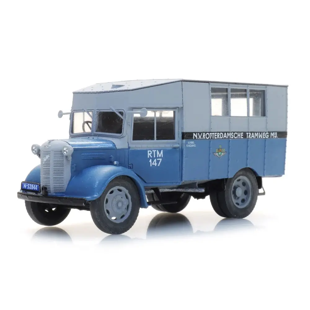Bus Austin K2 RTM Austerity, prêt à l'emploi - Artitec 387.560 - HO 1/87