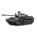 Char transport ferroviaire T-55A NVA, prêt à l'emploi - Artitec 6870234 - HO 1/87