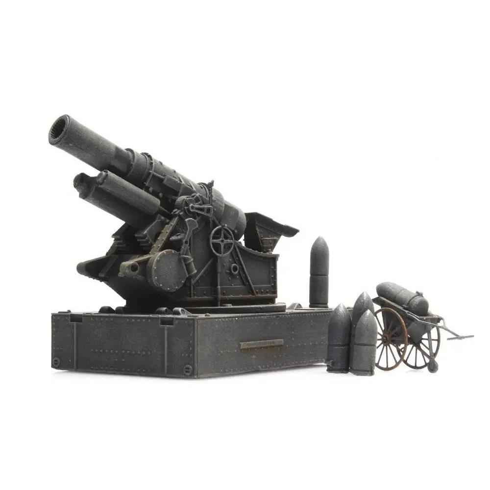 Skoda 30,5 cm Belagerungsmörser M1916, prêt à l'emploi - Artitec 6870254 - HO 1/87