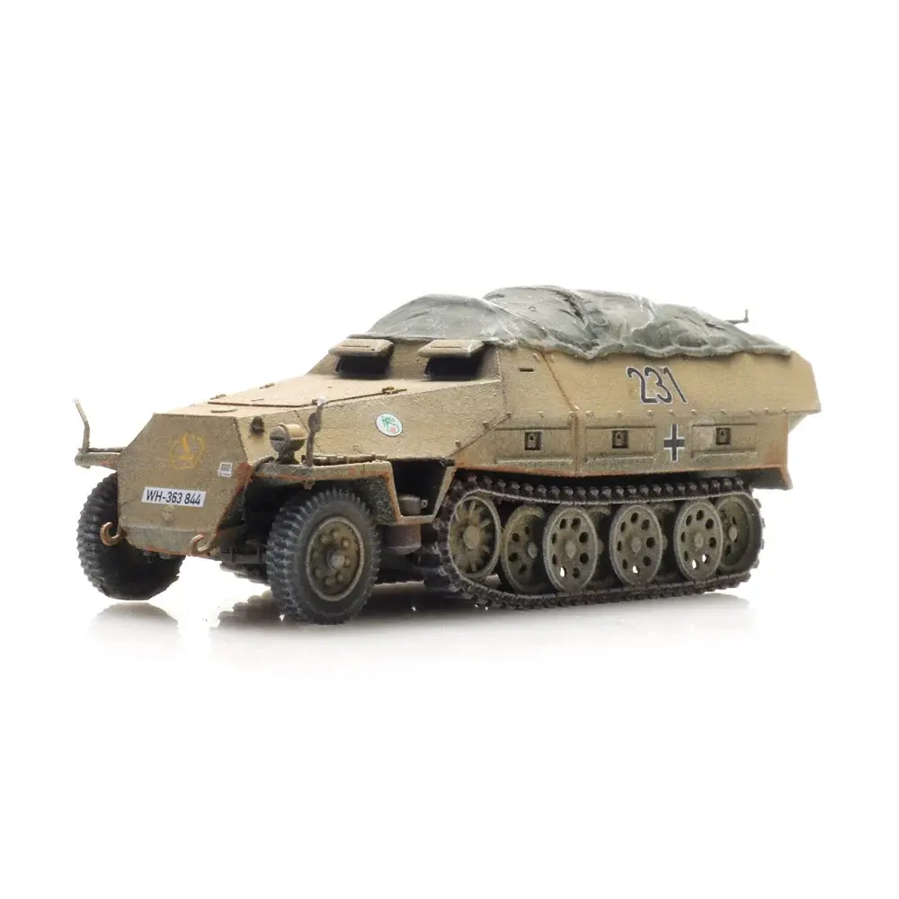 SdKfz 251 1 Ausf D Eisenbahntransport - Artitec 6870530 - HO 1/87