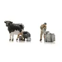 Agriculteurs traitant une vache, prêt à l'emploi - Artitec 5120017 - TT 1/120