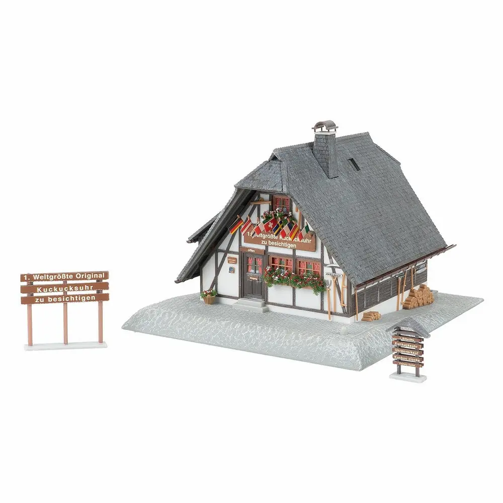 1er plus grand coucou du monde avec figurine, modèle anniversaire - Faller 130011 - HO 1/87