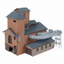 Salle des soufflantes avec tuyauterie - Faller 130024 - HO 1/87
