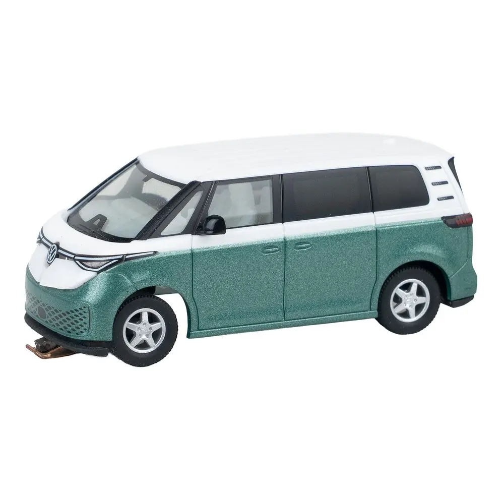 VW ID. Buzz, vert et blanc Car System - Faller 161422 - HO 1/87