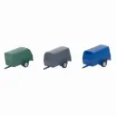 3 Remorques pour voitures - FA180012 - HO 1/87