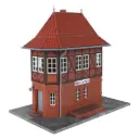 Poste d'aiguillage Stellwerk à ossature bois - Faller 330883 - G 1/22,5