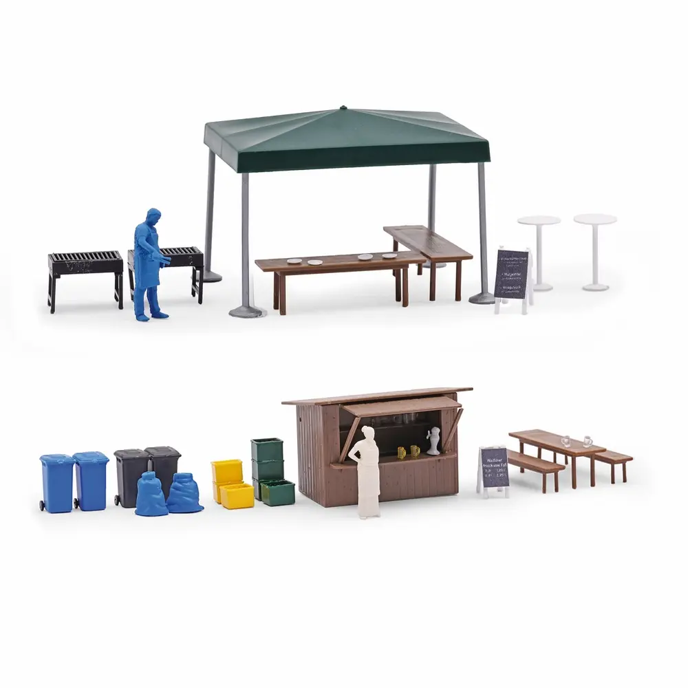 Déjeuner en plein air - Busch 1860 - HO 1/87