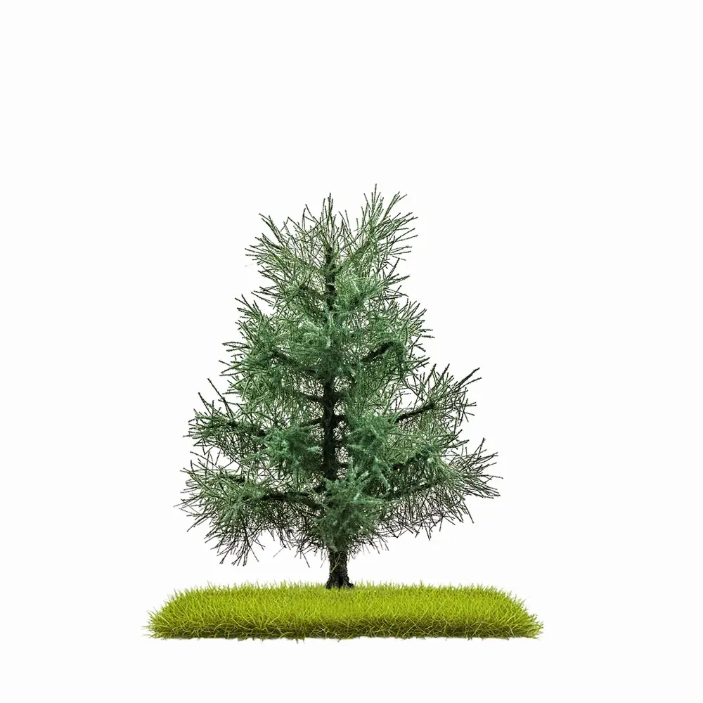 2 Sapins 80 mm - Busch 3801 - HO, N, TT